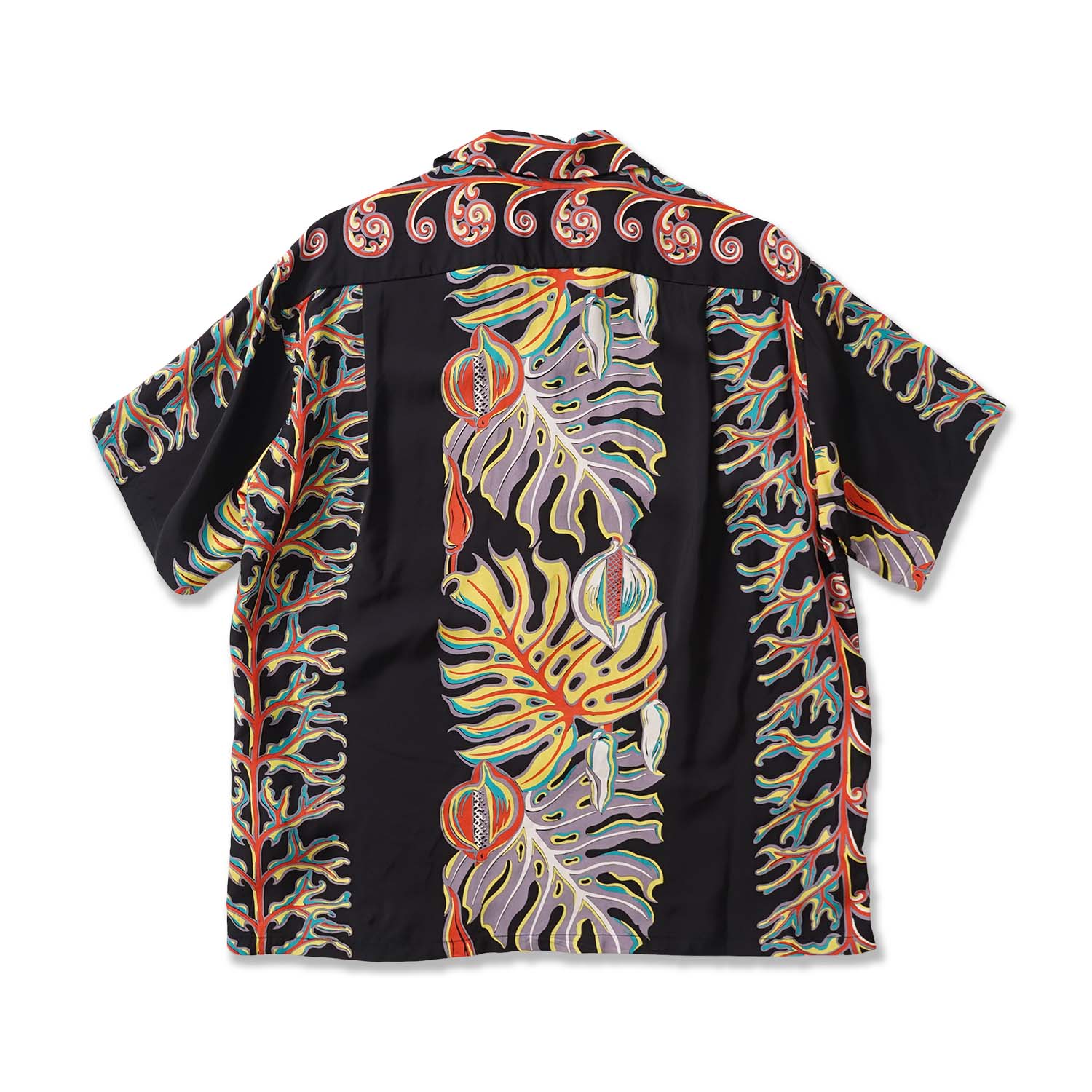 SUN SURF ���󥵡��� Ⱦµ �����ϥ���� RAYON HAWAIIAN SHIRT ��MONSTERA BORDER��  SS39622