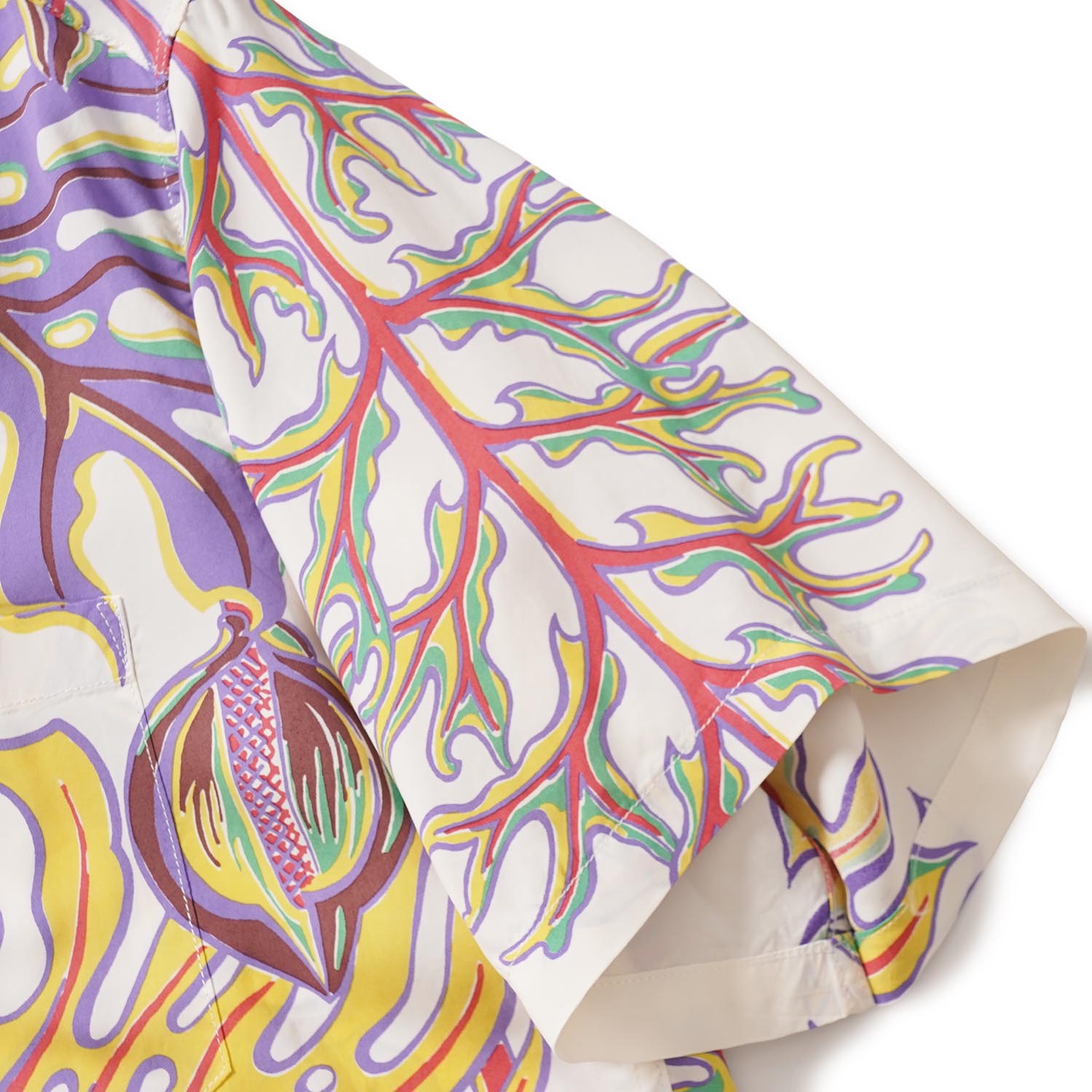SUN SURF ���󥵡��� Ⱦµ �����ϥ���� RAYON HAWAIIAN SHIRT ��MONSTERA BORDER��  SS39622