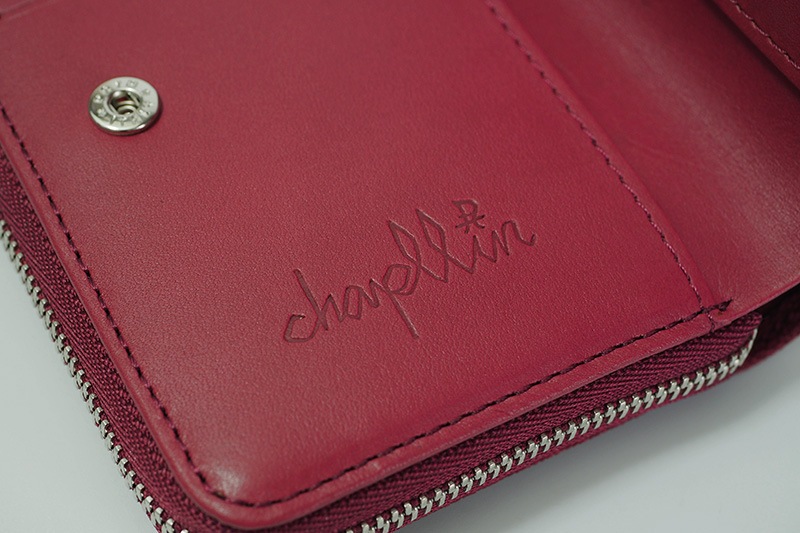 �ڽ���������ꥫ�顼��chapllin ����åץ�� ����ѥ��ȥ�����å� ��"PEM" ELEPHANT LEATHER rouGe  CPW-PEM-EL-RG
