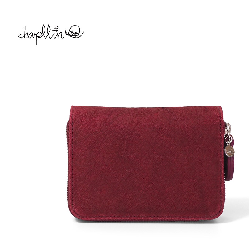 �ڽ���������ꥫ�顼��chapllin ����åץ�� ����ѥ��ȥ�����å� ��"PEM" ELEPHANT LEATHER rouGe  CPW-PEM-EL-RG