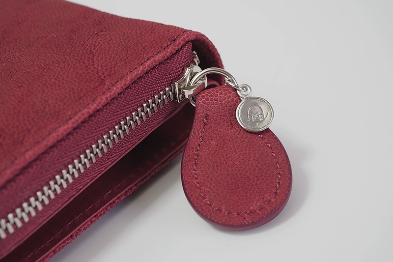 �ڽ���������ꥫ�顼��chapllin ����åץ�� ����ѥ��ȥ�����å� ��"PEM" ELEPHANT LEATHER rouGe  CPW-PEM-EL-RG