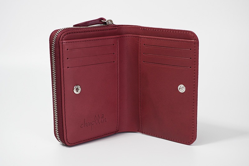 �ڽ���������ꥫ�顼��chapllin ����åץ�� ����ѥ��ȥ�����å� ��"PEM" ELEPHANT LEATHER rouGe  CPW-PEM-EL-RG