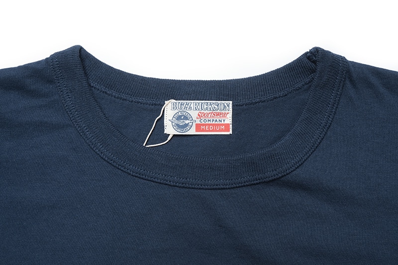 BUZZ RICKSON'S �Х��ꥯ���� ȾµT����� S/S T-SHIRTS "NAVY" BR79513