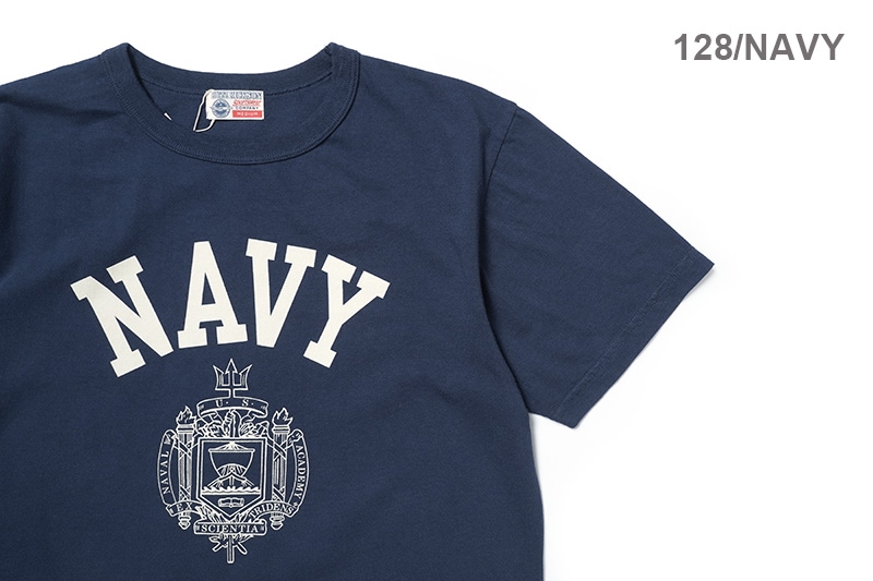 BUZZ RICKSON'S �Х��ꥯ���� ȾµT����� S/S T-SHIRTS "NAVY" BR79513