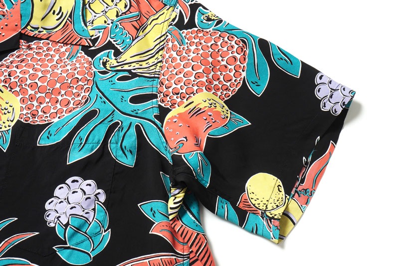 SUN SURF ���󥵡��� Ⱦµ �����ϥ���� RAYON HAWAIIAN SHIRT ��TROPICAL FRUITS�� SS39415