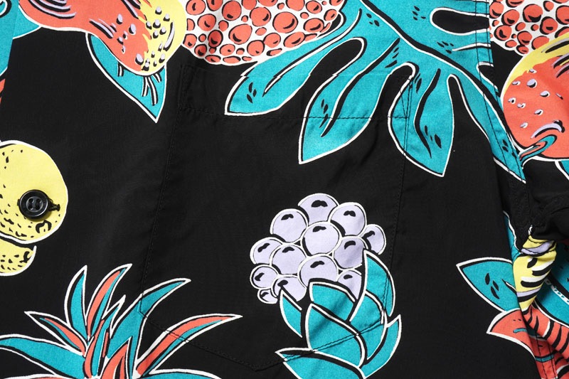 SUN SURF ���󥵡��� Ⱦµ �����ϥ���� RAYON HAWAIIAN SHIRT ��TROPICAL FRUITS�� SS39415