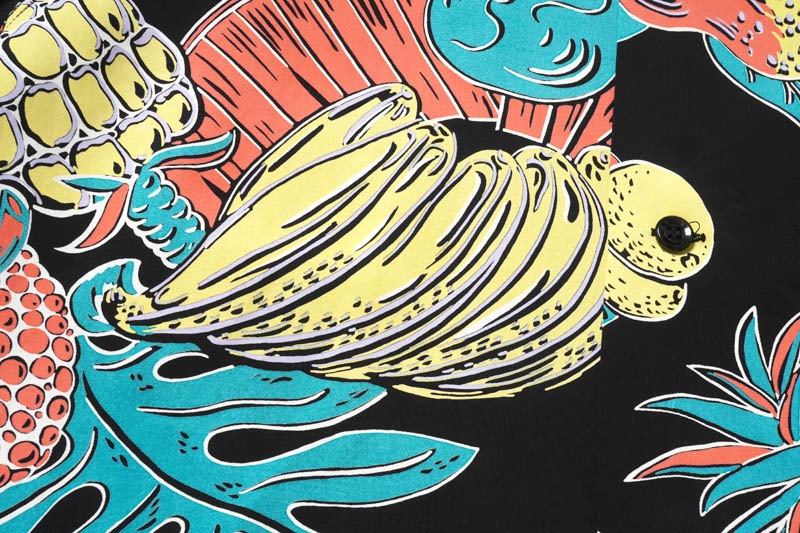 SUN SURF ���󥵡��� Ⱦµ �����ϥ���� RAYON HAWAIIAN SHIRT ��TROPICAL FRUITS�� SS39415