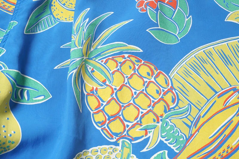 SUN SURF ���󥵡��� Ⱦµ �����ϥ���� RAYON HAWAIIAN SHIRT ��TROPICAL FRUITS�� SS39415