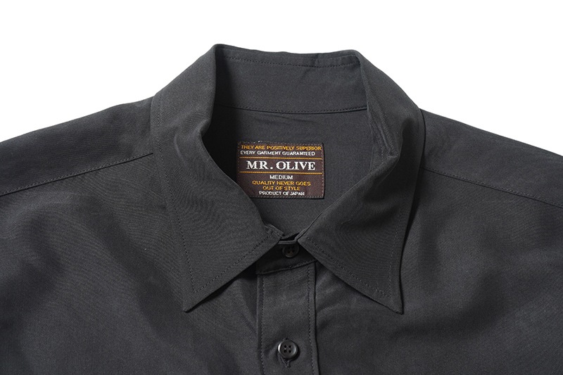 MR.OLIVE �ߥ��������꡼�� Ĺµ�����  "T-R POWDER POPLIN CLOTH - REGULAR COLLAR SHIRT"  M253101