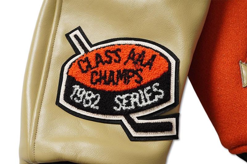 Whitesville �ۥ磻�ĥӥ� ��������� 30oz. WOOL MELTON AWARD JACKET ��MAVERICKS�� (ORANGE)  WV15782-159