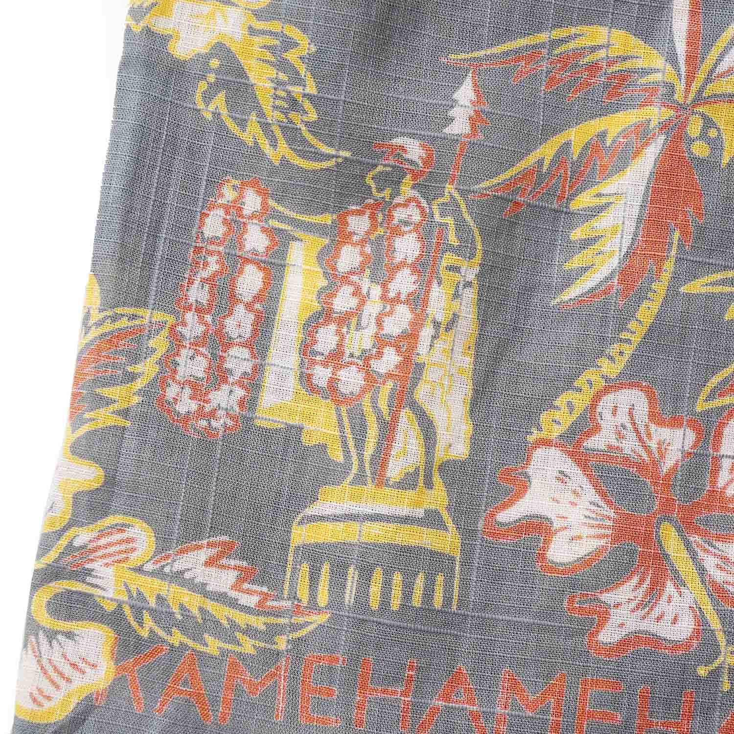 SUN SURF ���󥵡��� Ⱦµ �����ϥ���� COTTON LINEN SLUBYARN HAWAIIAN SHIRT  ��STATE OF HAWAII��  SS39693