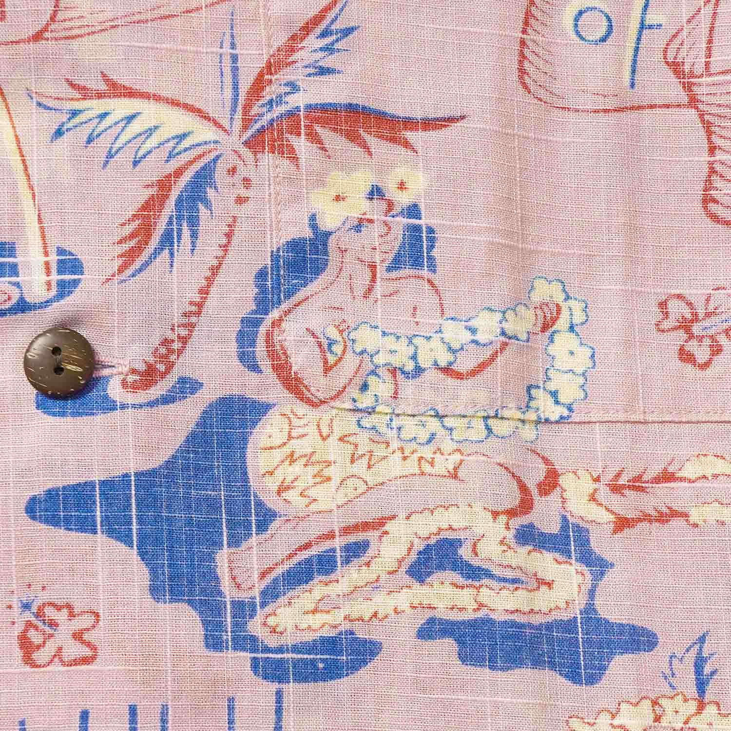 SUN SURF ���󥵡��� Ⱦµ �����ϥ���� COTTON LINEN SLUBYARN HAWAIIAN SHIRT  ��STATE OF HAWAII��  SS39693