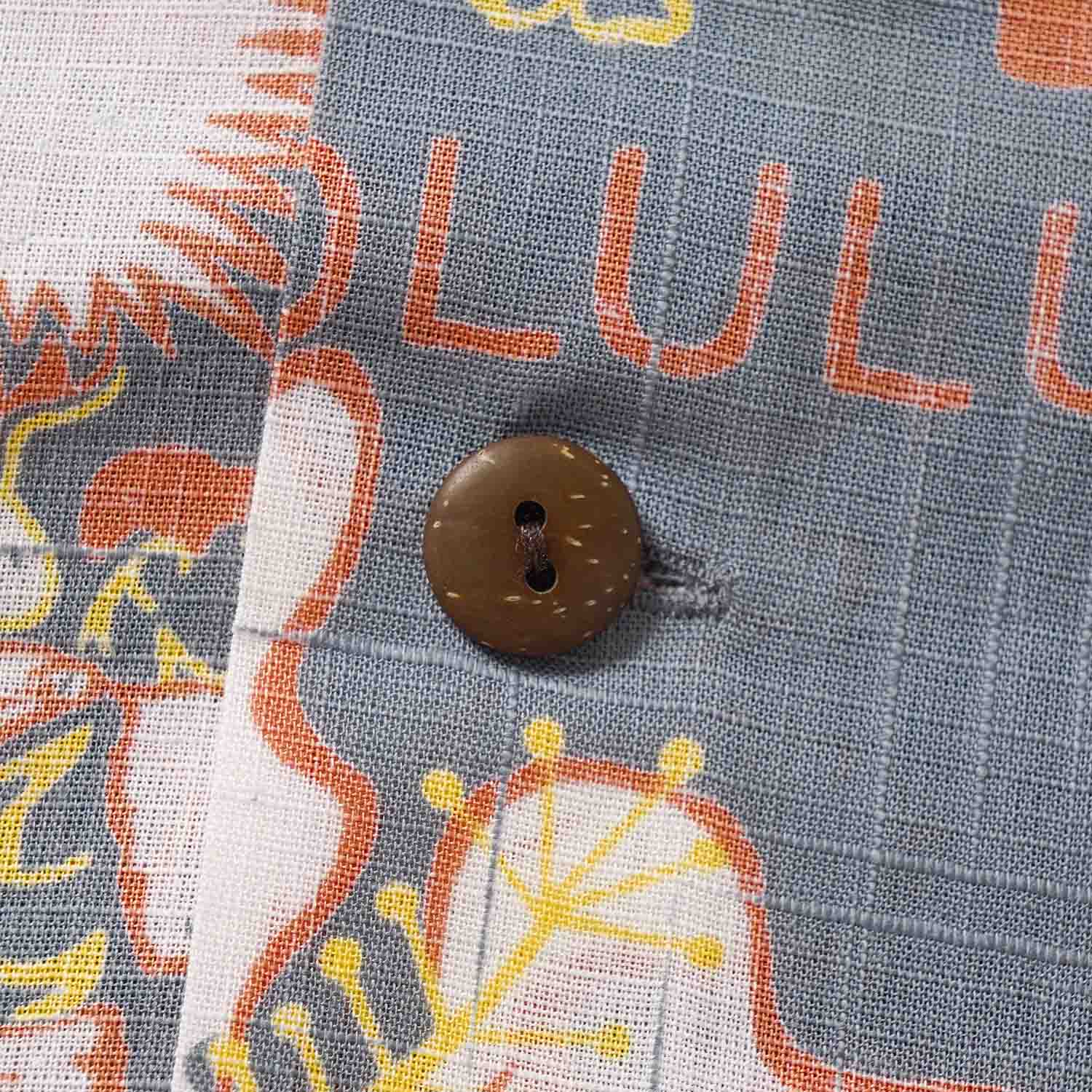 SUN SURF ���󥵡��� Ⱦµ �����ϥ���� COTTON LINEN SLUBYARN HAWAIIAN SHIRT  ��STATE OF HAWAII��  SS39693