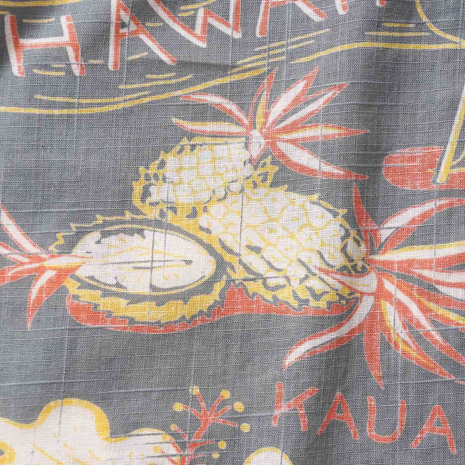 SUN SURF ���󥵡��� Ⱦµ �����ϥ���� COTTON LINEN SLUBYARN HAWAIIAN SHIRT  ��STATE OF HAWAII��  SS39693
