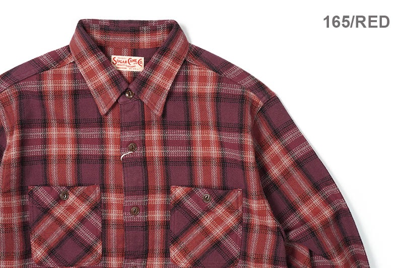 SUGAR CANE ���奬�������� Ĺµ ����� "TWILL CHECK WORK SHIRT"  SC29359
