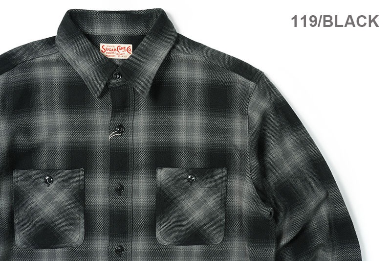 SUGAR CANE ���奬�������� Ĺµ ����� "TWILL CHECK WORK SHIRT"  SC29359