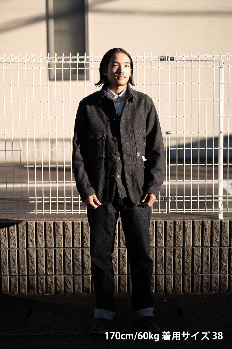 SUGAR CANE ���奬�������󡡥��С�������  "FICTION ROMANCE 13.7oz. INDIGO NEP DENIM WORK COAT"  SC15445