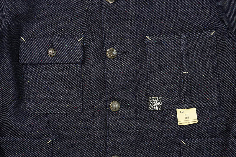 SUGAR CANE ���奬�������󡡥��С�������  "FICTION ROMANCE 13.7oz. INDIGO NEP DENIM WORK COAT"  SC15445