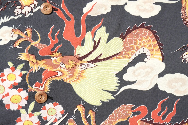 SUN SURF 󥵡 Ⱦµ ϥ RAYON HAWAIIAN SHIRT "THE TRIANGULAR FIGHT" SS39414