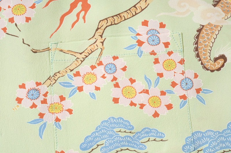 SUN SURF 󥵡 Ⱦµ ϥ RAYON HAWAIIAN SHIRT "THE TRIANGULAR FIGHT" SS39414