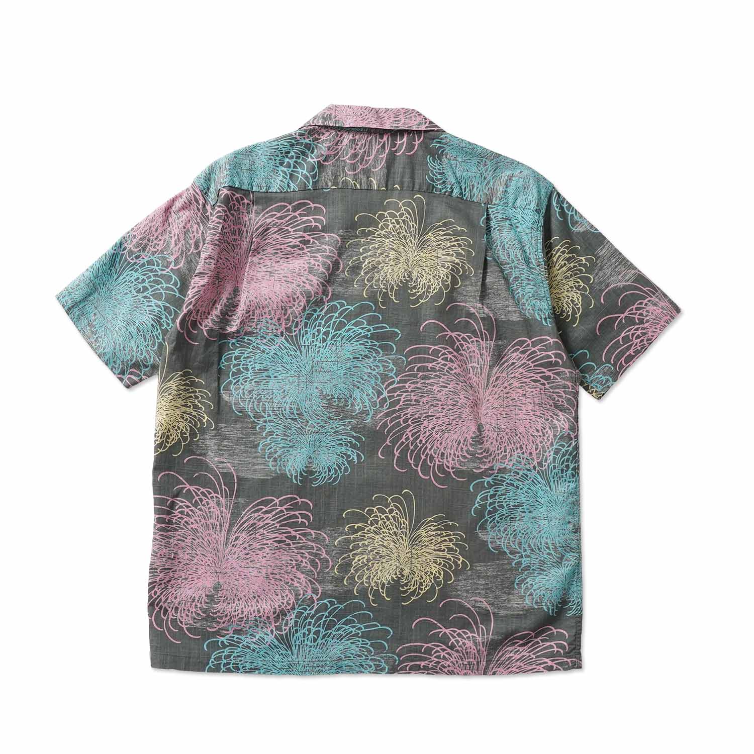 SUN SURF ���󥵡��� Ⱦµ �����ϥ���� COTTON LINEN SLUBYARN HAWAIIAN SHIRT  ��CHRYSANTHEMUM��  SS39694