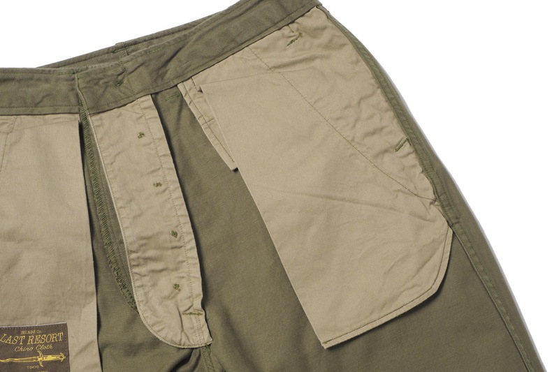 JELADO �����顼�� �ѥ�� "41 Khaki Lastresort Chino Cloth Stencil" AG94341B-OL