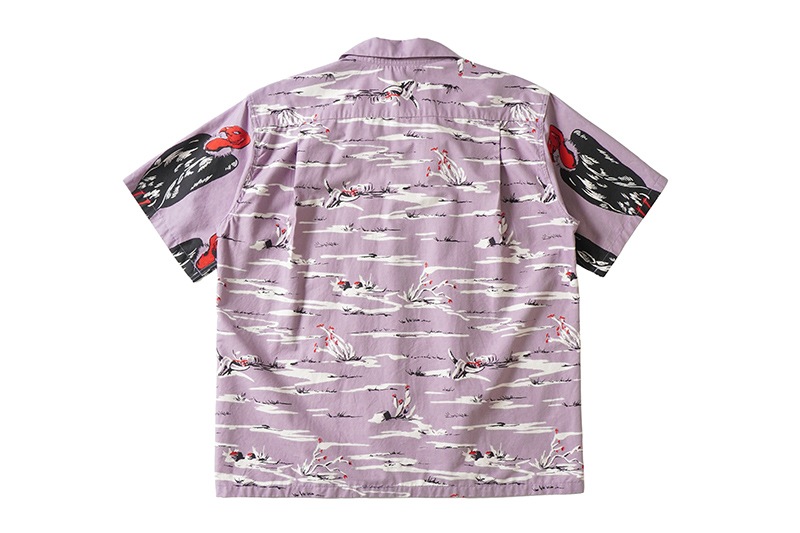 STAR OF HOLLYWOOD ֥ϥꥦå  Ⱦµ  COTTON TYPEWRITER OPEN SHIRT "CONDOR" SH39311