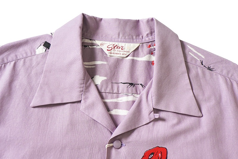 STAR OF HOLLYWOOD ֥ϥꥦå  Ⱦµ  COTTON TYPEWRITER OPEN SHIRT "CONDOR" SH39311