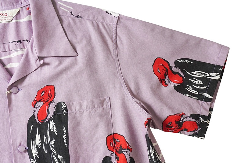 STAR OF HOLLYWOOD ֥ϥꥦå  Ⱦµ  COTTON TYPEWRITER OPEN SHIRT "CONDOR" SH39311