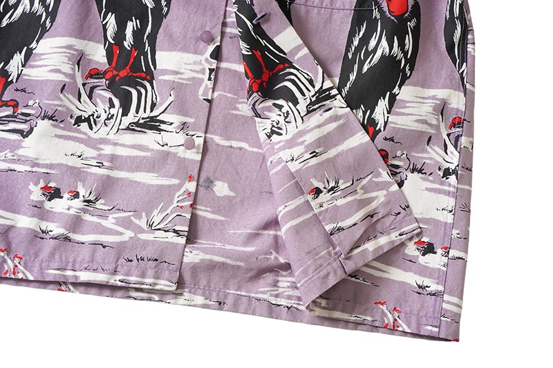 STAR OF HOLLYWOOD ֥ϥꥦå  Ⱦµ  COTTON TYPEWRITER OPEN SHIRT "CONDOR" SH39311