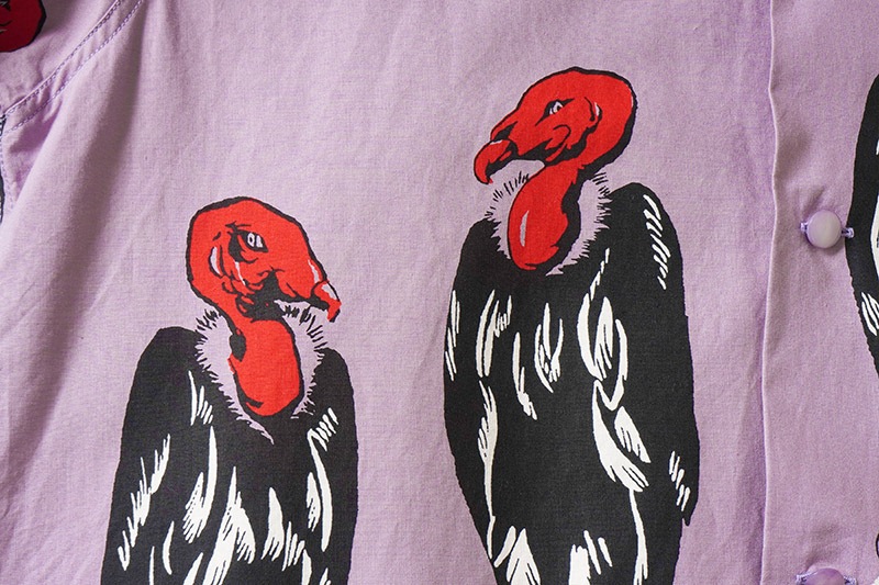 STAR OF HOLLYWOOD ֥ϥꥦå  Ⱦµ  COTTON TYPEWRITER OPEN SHIRT "CONDOR" SH39311