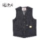 SUGAR CANE ���奬�������� �٥��� "FICTION ROMANCE 13.7oz. INDIGO NEP DENIM WORK VEST"��SC15446