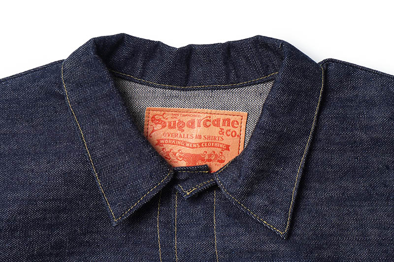 SUGAR CANE ���奬�������� �ǥ˥� ���㥱�å� SUGAR CANE Super ��Denim�� Collectibles #10  14oz. BLUE DENIM BLOUSE ��S1945�� MODEL  SC19010-420��NON WASH��