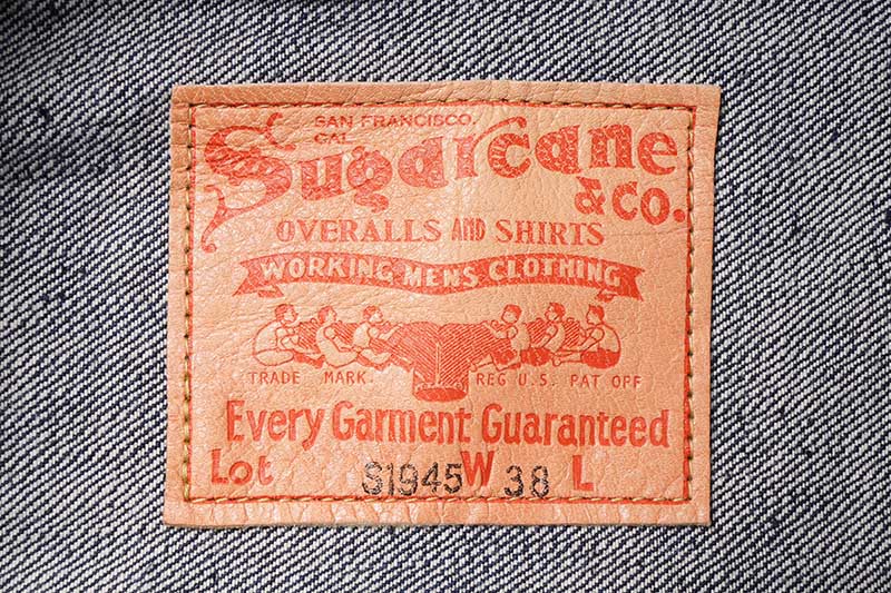 SUGAR CANE ���奬�������� �ǥ˥� ���㥱�å� SUGAR CANE Super ��Denim�� Collectibles #10  14oz. BLUE DENIM BLOUSE ��S1945�� MODEL  SC19010-420��NON WASH��