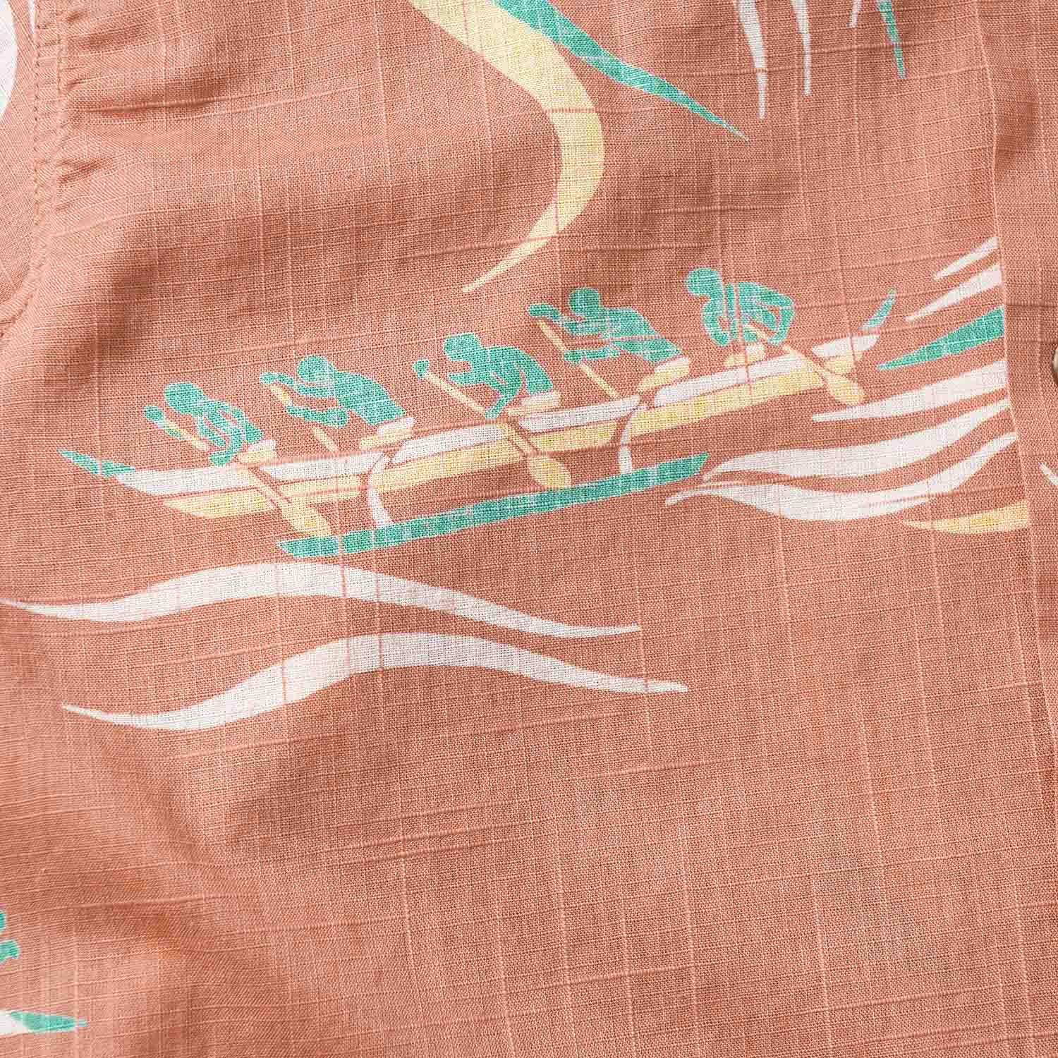 SUN SURF ���󥵡��� Ⱦµ �����ϥ���� COTTON LINEN SLUBYARN HAWAIIAN SHIRT  ��HAWAIIAN PADDLE��  SS39695