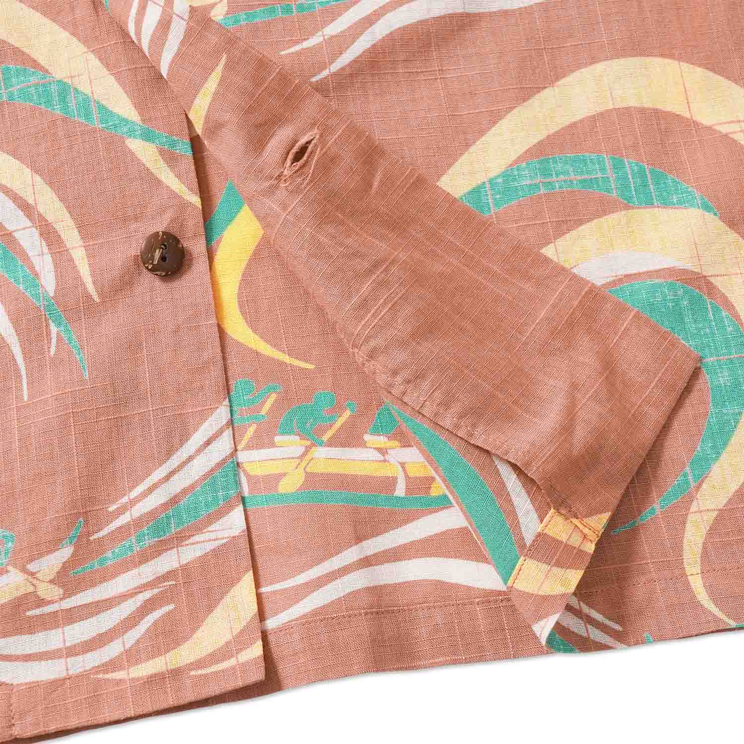 SUN SURF ���󥵡��� Ⱦµ �����ϥ���� COTTON LINEN SLUBYARN HAWAIIAN SHIRT  ��HAWAIIAN PADDLE��  SS39695