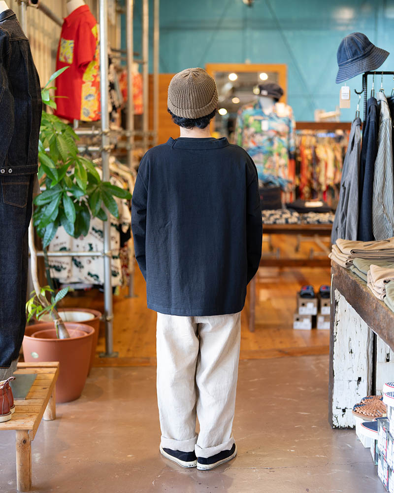 Nigel Cabourn �ʥ������륱���ܥ� Ĺµ T�����  "FISHERMAN'S SHIRT  BUMPY JERSEY"  80490020005