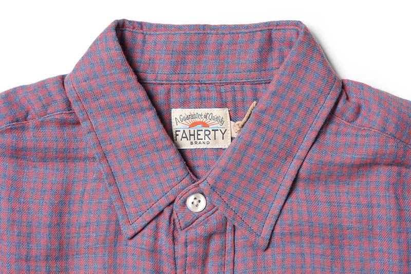 FAHERTY BRAND �ե���ƥ��֥���  Ĺµ �����  "DOUBLECLOTH VENTURA SHIRT"  MWF1755