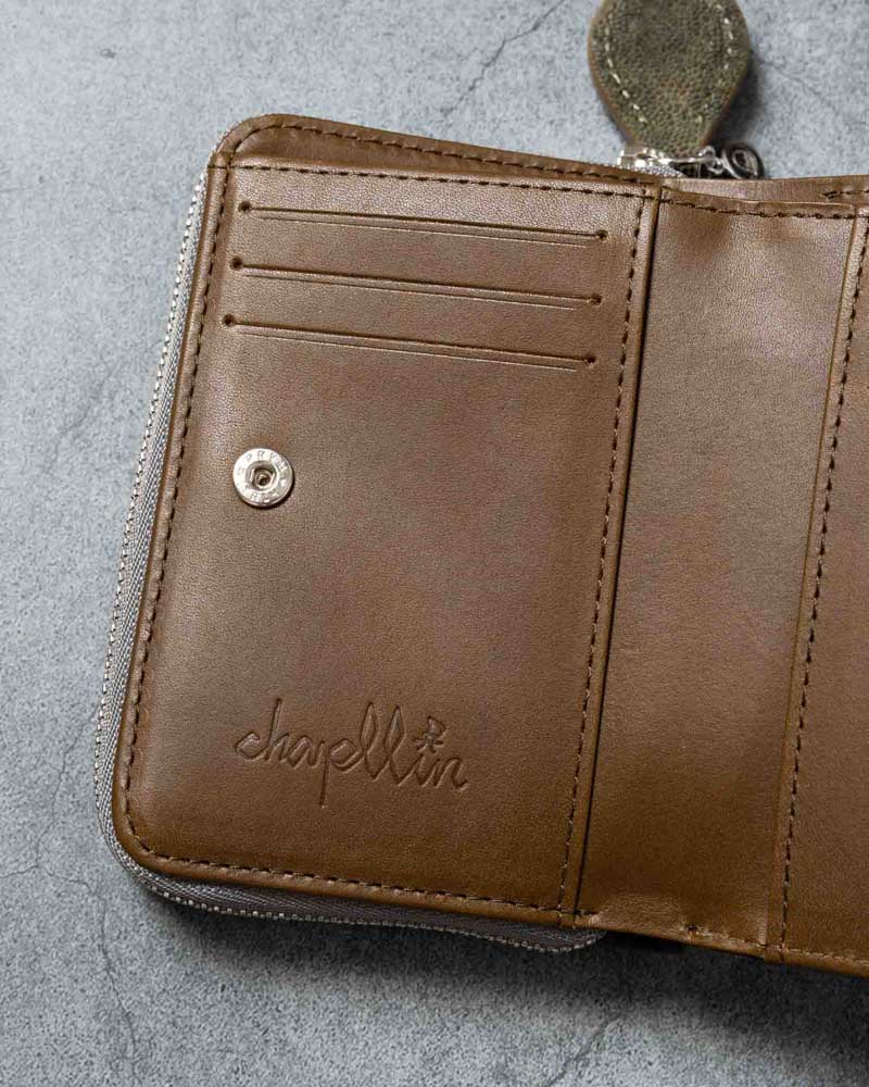 chapllin ����åץ�� ����ѥ��ȥ�����å� "PEM" ELEPHANT LEATHER WALLET CPW-PEM-EL-KH