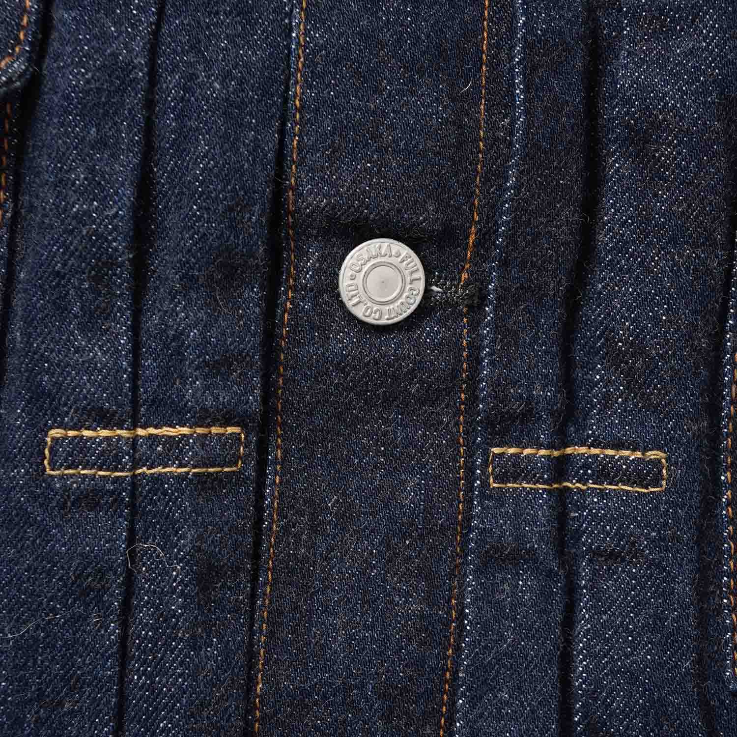 FULLCOUNT �ե륫����ȡ��ǥ˥� ���㥱�åȡ���Type2 Denim Jacket (Super Smooth)��  ONE WASH  2102SSW