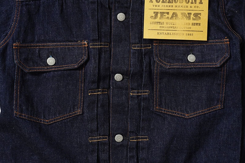 FULLCOUNT �ե륫����ȡ��ǥ˥� ���㥱�åȡ���Type2 Denim Jacket (Super Smooth)��  ONE WASH  2102SSW
