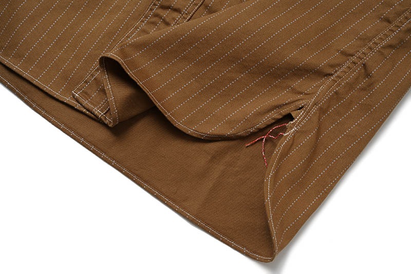 SUGAR CANE ���奬��������  Ⱦµ �����  FICTION ROMANCE  "8.5oz BROWN WABASH STRIPE WORK SHIRTS"  SC38700