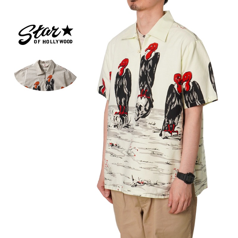 STAR OF HOLLYWOOD ���������֥ϥꥦ�å�  Ⱦµ ����� COTTON TYPEWRITER PULLOVER SHIRT ��CONDOR��  SH39310