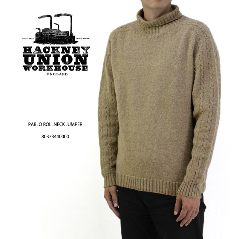 HACKNEY UNION WORKHOUSE �ϥå��ˡ���˥������ϥ��� �˥å� PABLO ROLLNECK JUMPER  80373440000