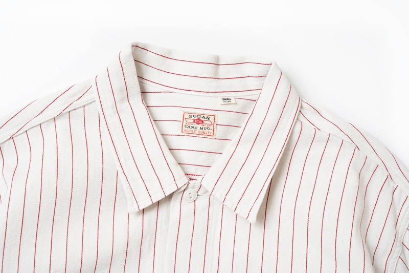 SUGAR CANE ���奬�������� Ⱦµ����� ��COKE STRIPE WORK SHIRT��  SHORT SLEEVE SC38699