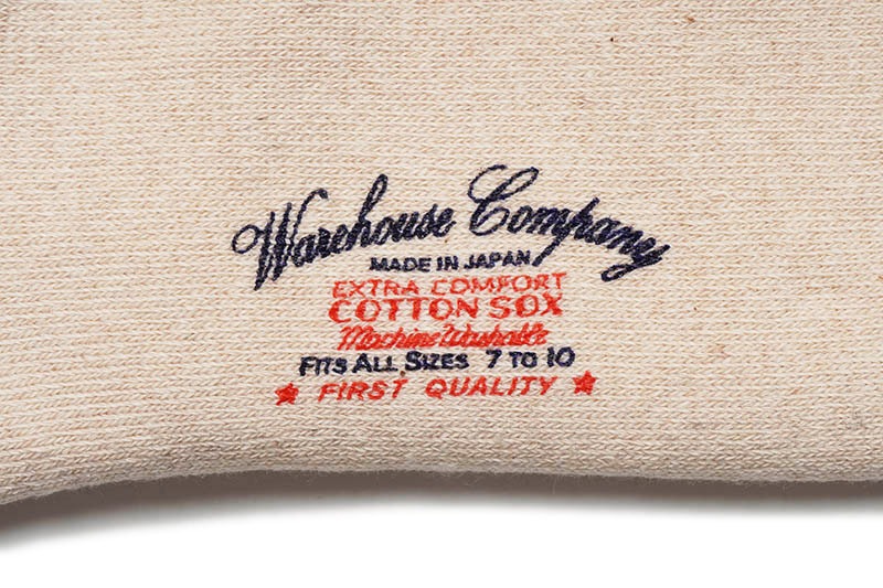 WAREHOUSE �������ϥ��� ���� ���å��� ���� Lot.5234 "PILE SOCKS(LONG)" 5234(25SS)