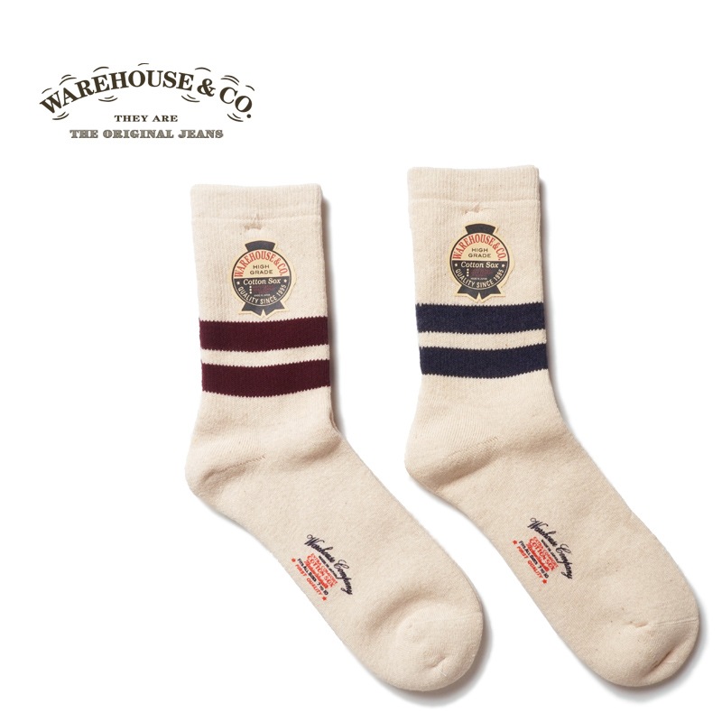WAREHOUSE �������ϥ��� ���� ���å��� ���� Lot.5234 "PILE SOCKS(LONG)" 5234(25SS)