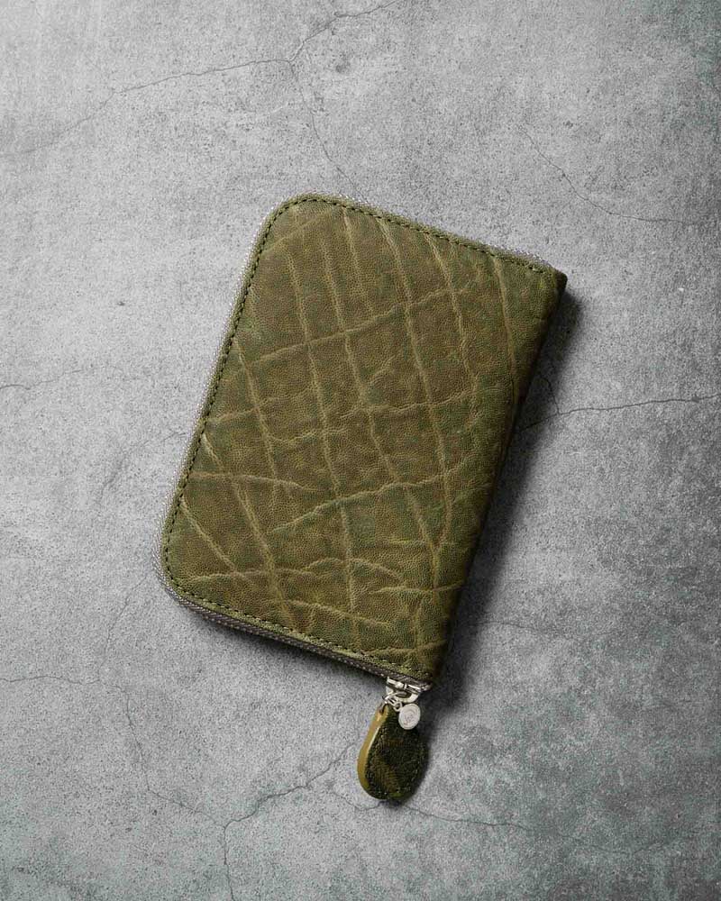 chapllin ����åץ�� �ߥɥ륦����å� ��ELEPHANT LEATHER MIDDLE WALLET�� CPW-RZM-EL-KHK