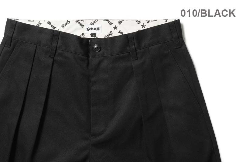 Schott ����å� ���硼�� "TC DOUBLE PLEATED SHORTS"��782-5913001