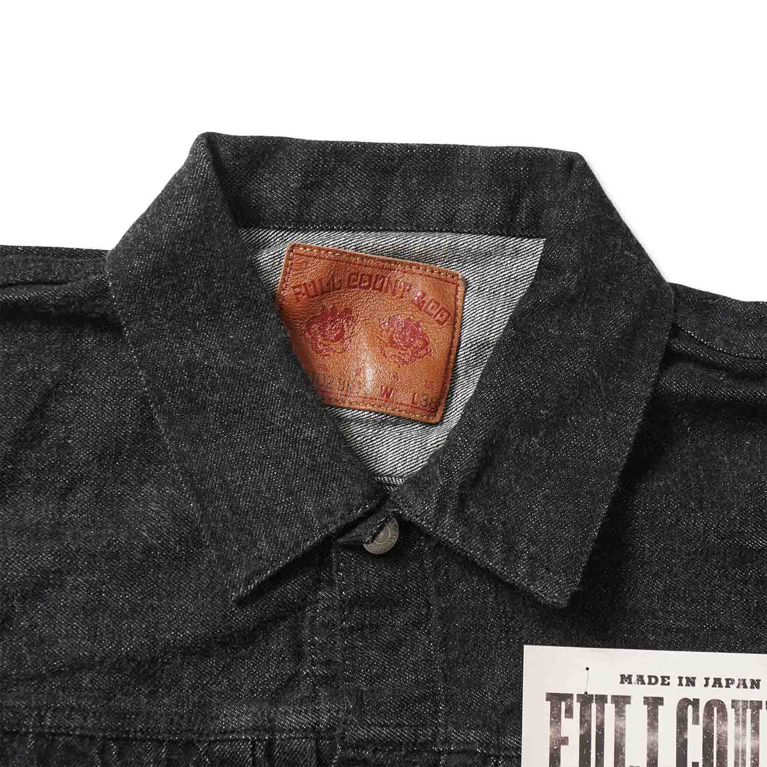 FULLCOUNT �ե륫����ȡ��ǥ˥� ���㥱�åȡ���Type 2 Black Denim Jacket (Super Smooth)��  2102BKSS